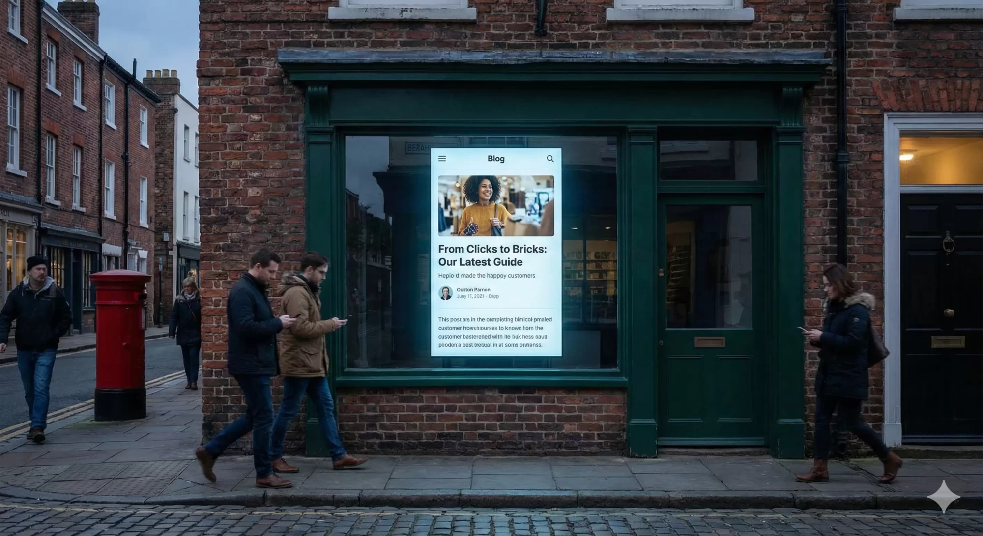 Orange dots content writing, local business