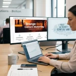 orange dots content writing